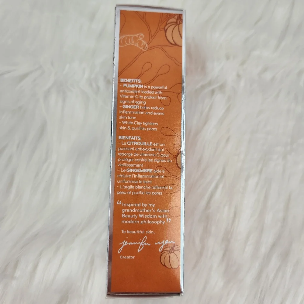 Purlisse Pumpkin and Ginger Detoxifying Charcoal Mask 2.5 oz